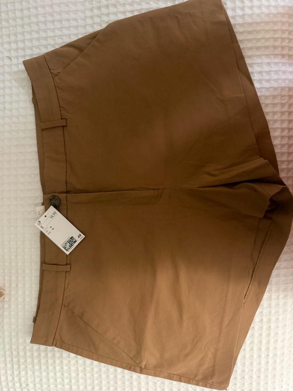H&M Tailored Camel Brown Shorts